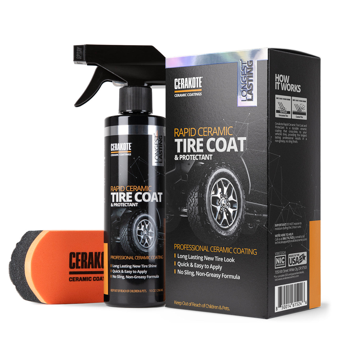 CERAKOTE® Rapid Ceramic Tire Coat - 10 oz. Kit